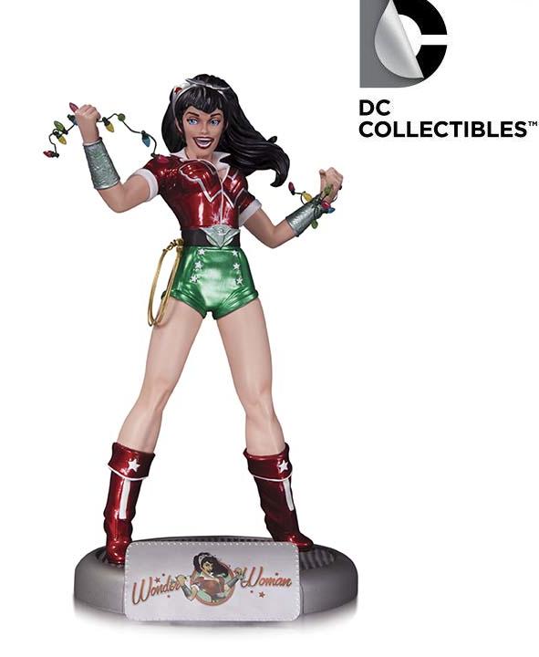 DC Comics Bombshells Wonder Woman Holiday Statue